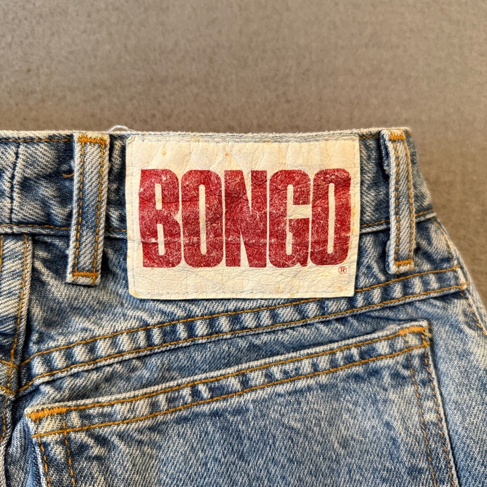 Vintage Bongo Jeans by Gene Montesano High Waist Tapered Made in USA size 9 - Picture 3 of 14